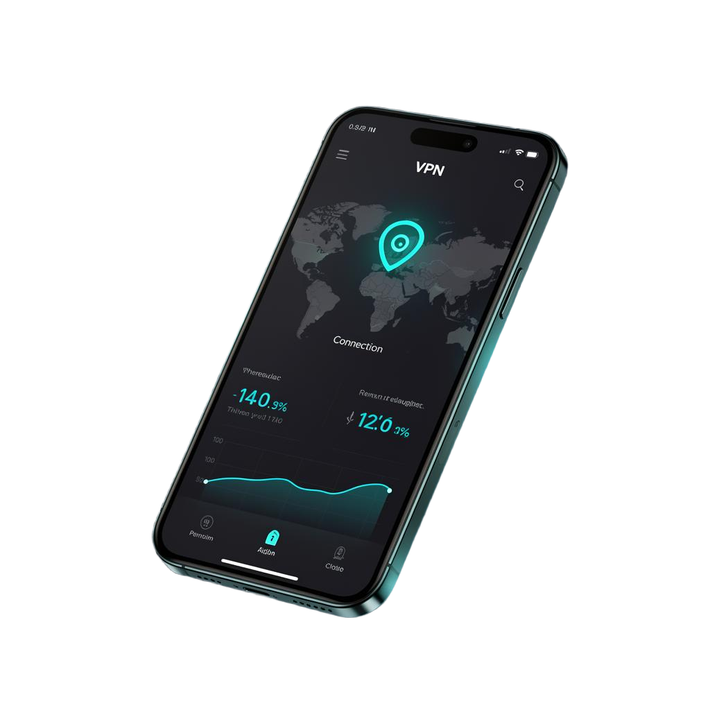 RealPrivate VPN Pro running on iPhone